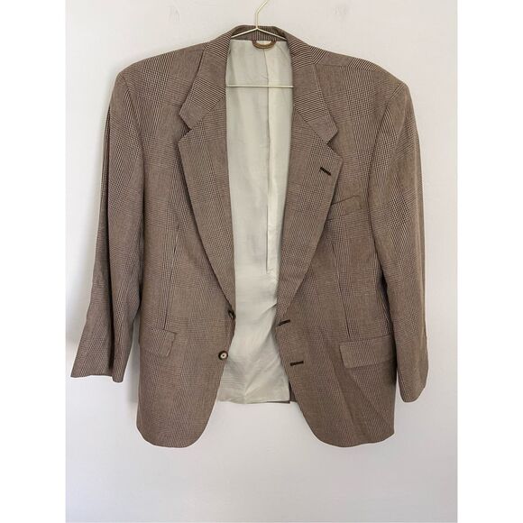 HART SCHAFFNER & MARX Silk & Worsted Wool Men's Sports Coat Size 40